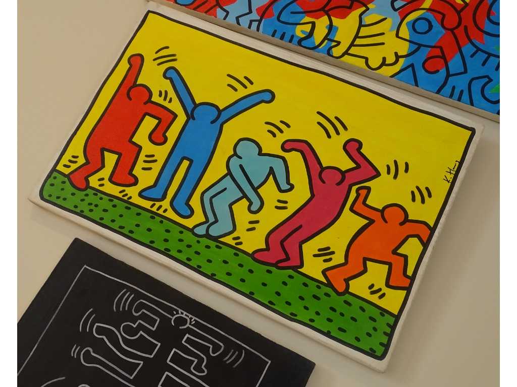 painting - Keith Haring (2) certified