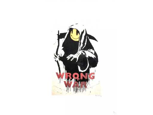 Litho Banksy ‘Wrong War’