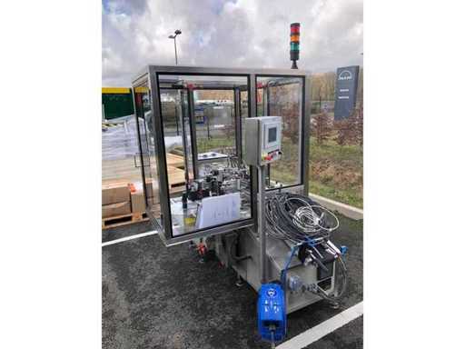 Avery Dennison - 2007 - ALX 720 - Vignetteur met dispenser + printsysteem