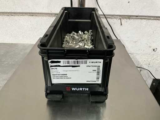 Würth 4,55 kg Ucho kabla zaciskanego M8x50,0 w pojemniku sztaplowanym