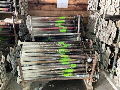 Barele cu suporturi de tavan (3x)