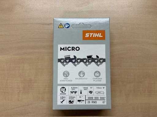 5x Stihl 325" Rapid Micro 3 (RM3) 36890000067 Zaagketting