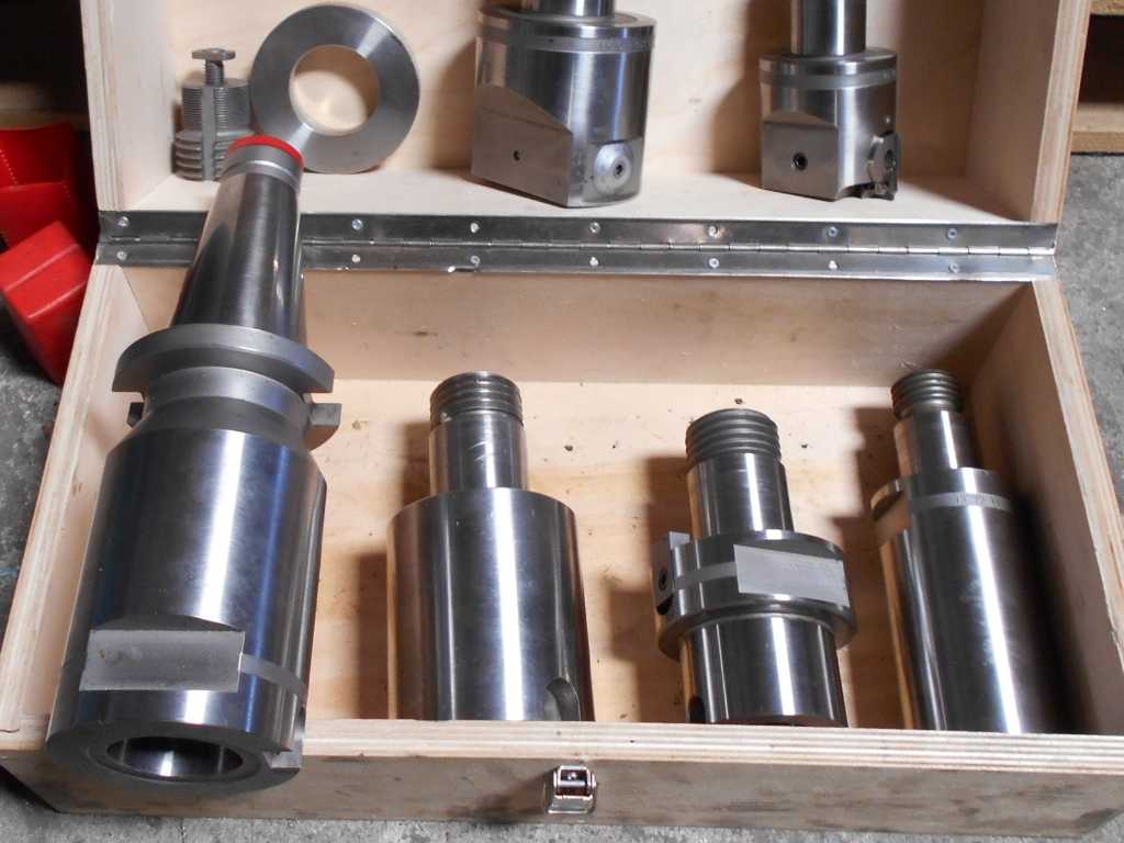 87-153mm - Bohrkopfsatz ISO50 Steckschlüssel