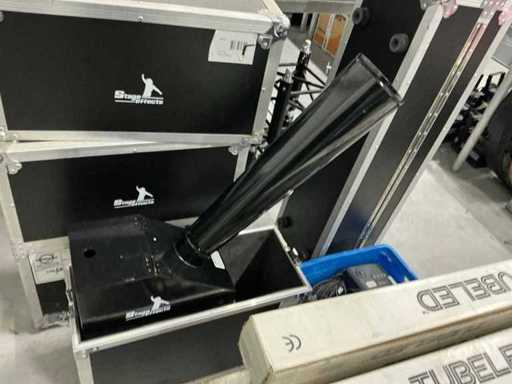 Lanceur de confettis au gaz