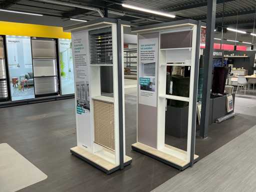 Winkelmeubel voor rolgordijnen (2x)