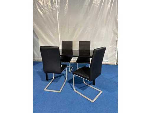 MaxxHome - Eetkamer tafel + stoelen