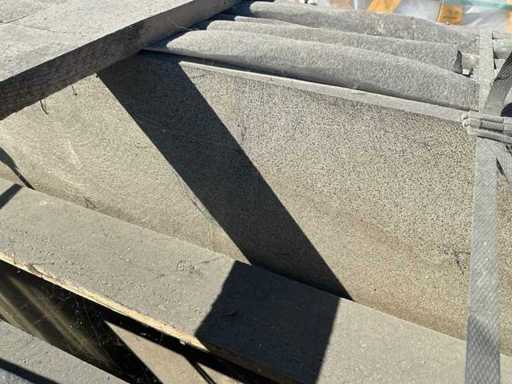 Basalt hone 20 m2 natural stone tiles