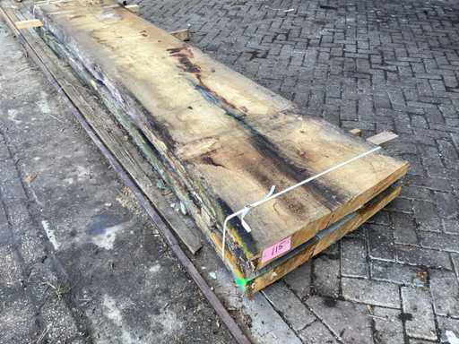 Oak European - KD Oven-dried 3600x820x230 mm - Bowl part (2x)