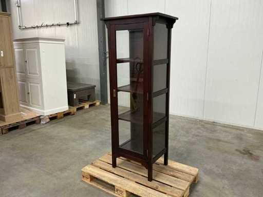 Gablota wystawowa z dębu kolonialnego 175x69,5x47,5cm