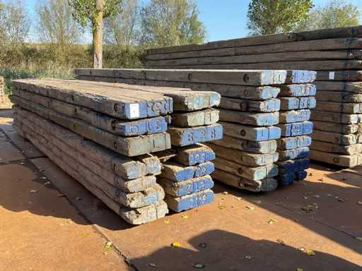Hardwood dragline bulkhead (16x)