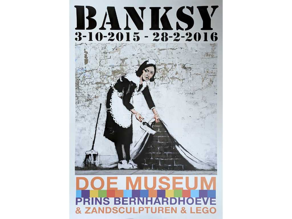Banksy (naar) -Officiële postertentoonstelling Doe Museum 2016