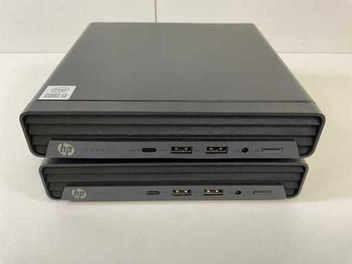 HP ProDesk 400 G6, Core(TM) i3 10e génération, 8 Go de RAM, 256 Go NVMe Mini Desktop (2x)