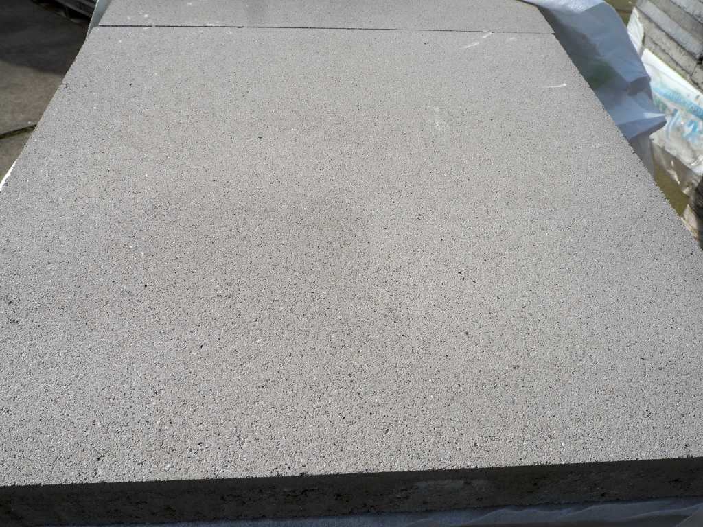 Concrete garden tiles 13.3m²
