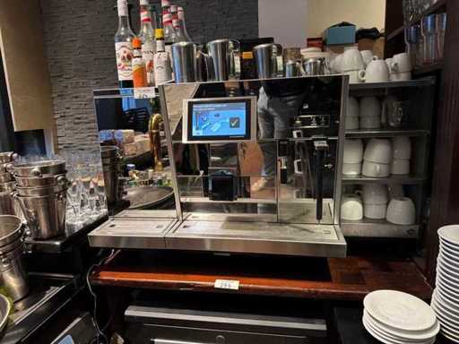 Thermoplan Macchina del caffè Nera e bianca 3 con accessori