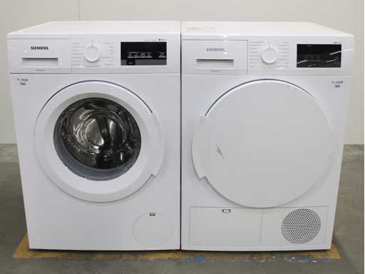 Siemens iQ500 iSensoric aquaStop iQdrive Wasmachine & Siemens iQ300 iSensoric Wasdroger