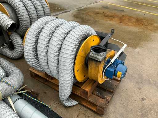 PLYMOVENT Estrattore, girevole incl. ventola + avvolgitubo