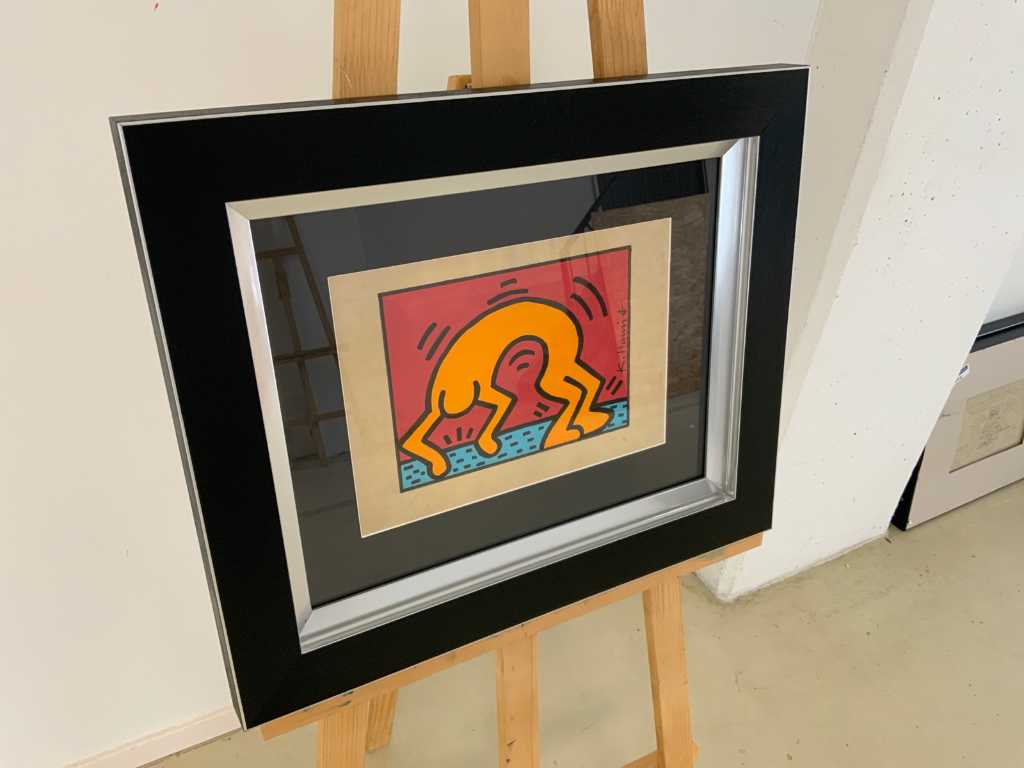 Gouache Keith Haring