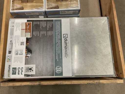 Dumaplast Pack á 1,95m2 panouri de perete impermeabile din PVC (5x)