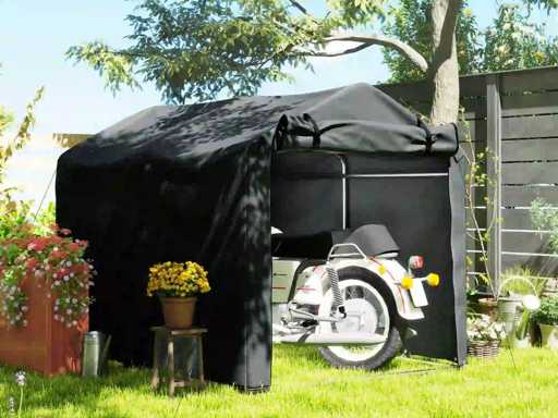 Abri de jardin 2 x 1,6 x 1,65 m abri vélo extérieur