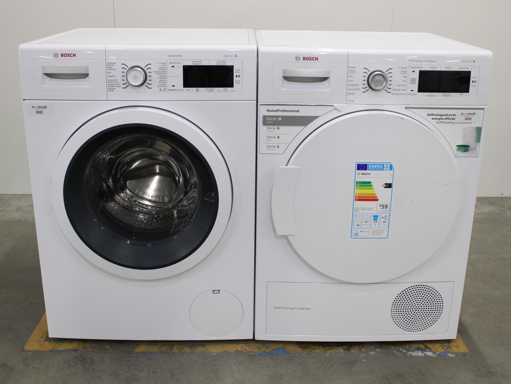 Seria Bosch|8 Pralka VarioPerfect & seria Bosch|8 Samoczyszcząca suszarka kondensatorowa