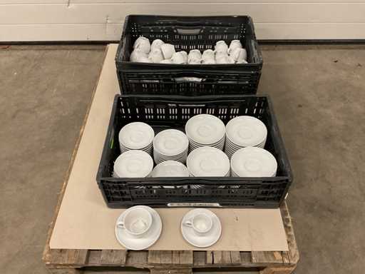 Walküre Porcja fili?anek do kawy/espresso ze spodkiem