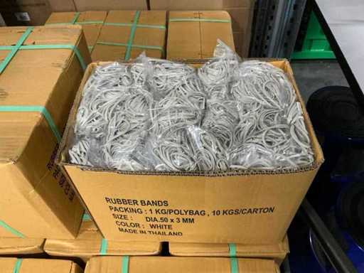 Partia gumek recepturkowych DIA.50x3MM białe, 1kg na worek nr 18/3 (220x)