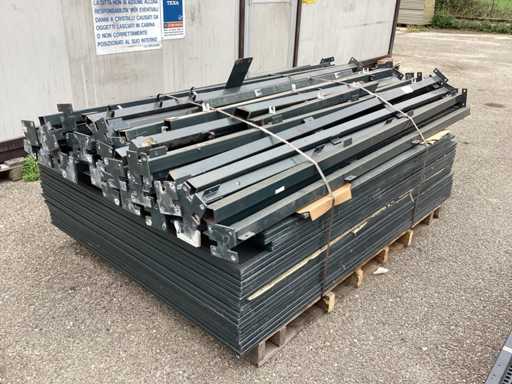 Separatori metallici postazione lavoro