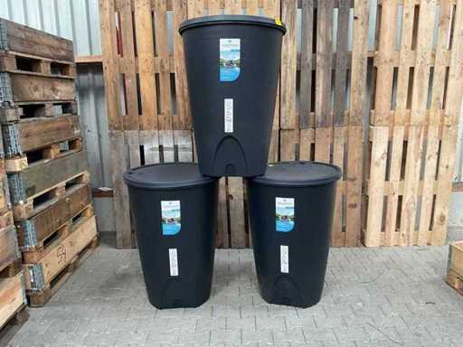 Waterform Peruno - 260 liters anthracite - Rain barrel (3x)