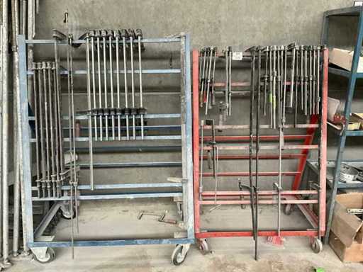 F-Klammern und Racks (58x)