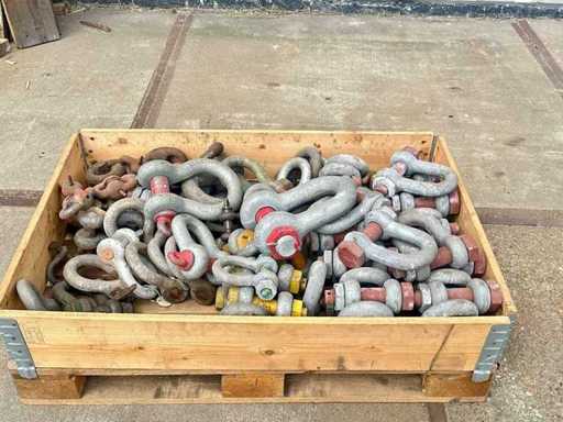 Batch of shackles and D-shackles