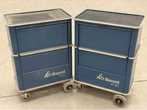 GARANT  2 Werkstattwagen mit Inhalt