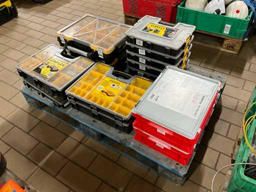 Stanley/Fischer assortimentskoffers (13x)