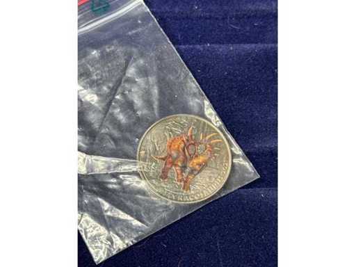 Monnaie de 3 euros Autriche Styracosaurus 2021