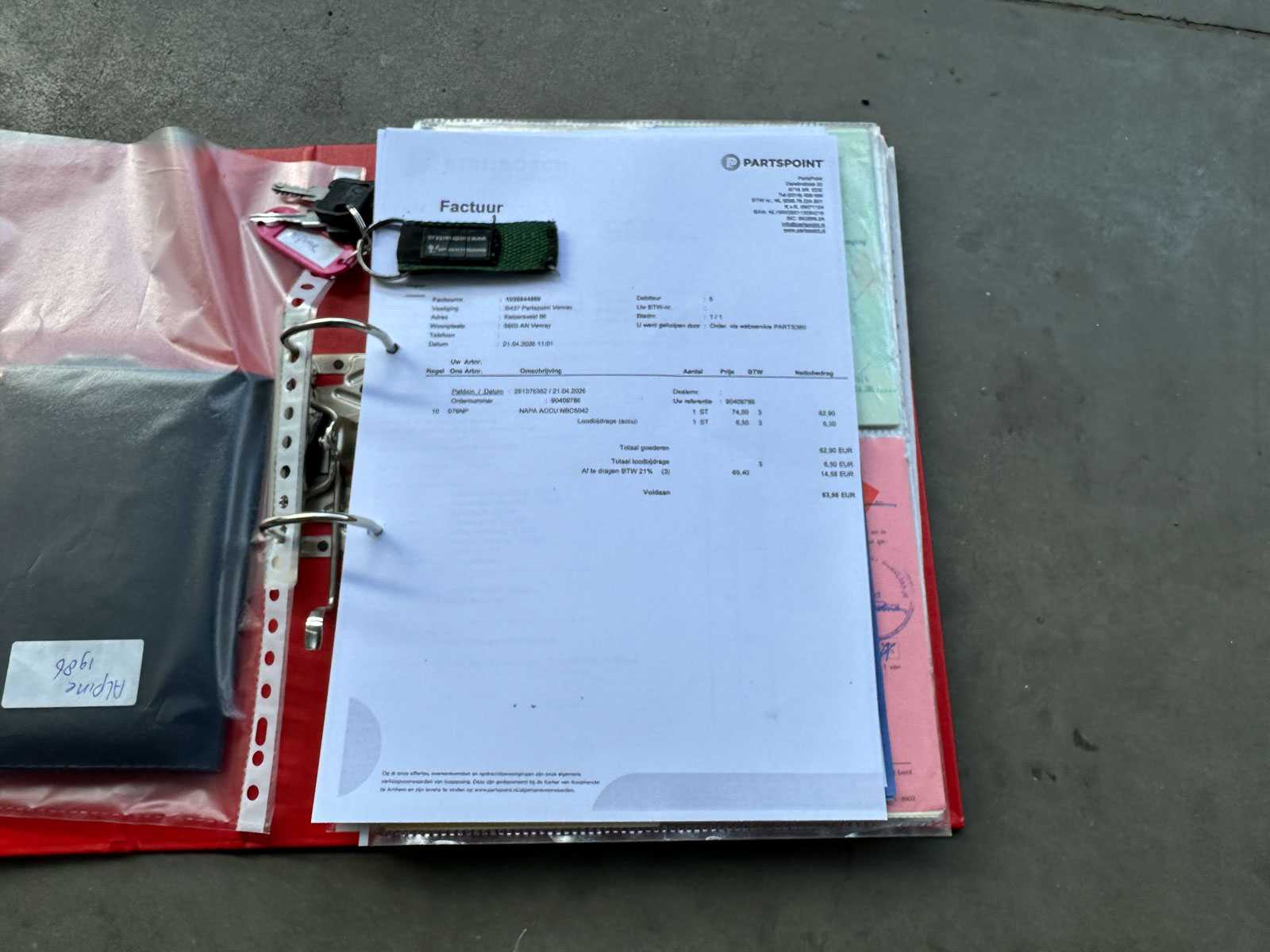 Renault Alpine 2.5 V6 GT Turbo 200pk 1986 (Origineel-NL), PK-24-GL