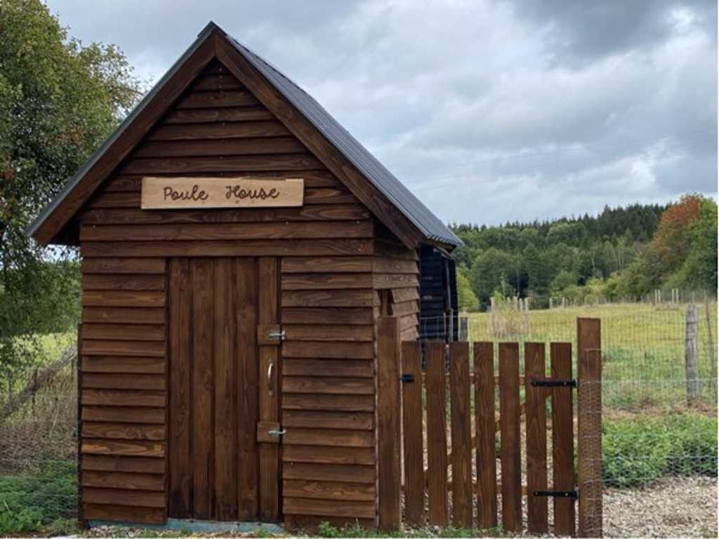 Maison d’été en épicéa de Norvège 2x2m