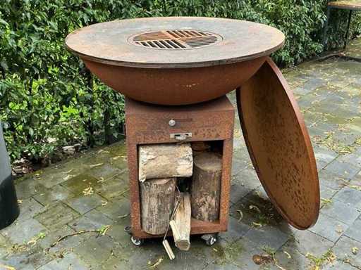 Verrijdbare Houtskool bbq