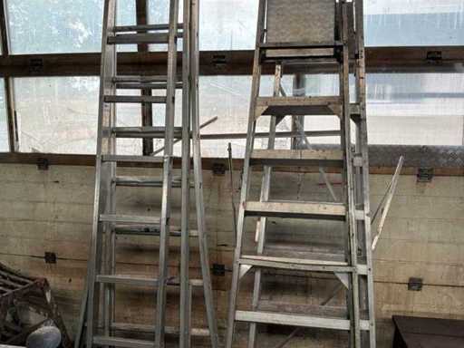 Leiter und Treppen (3x)