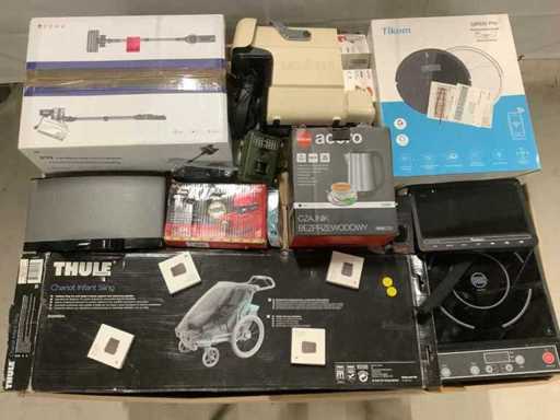 Marchandises de retour de palettes