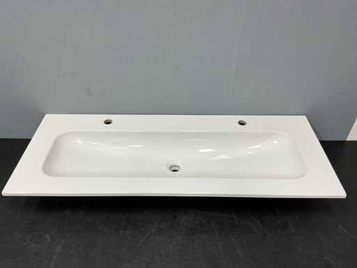 Primabad - E-8073-120-TH2 - Lavabo in porcellana 120 x 45 cm