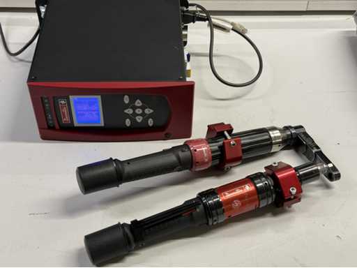 DESOUTTER CVIR2 screwdriver control with 2 electric screwdrivers
