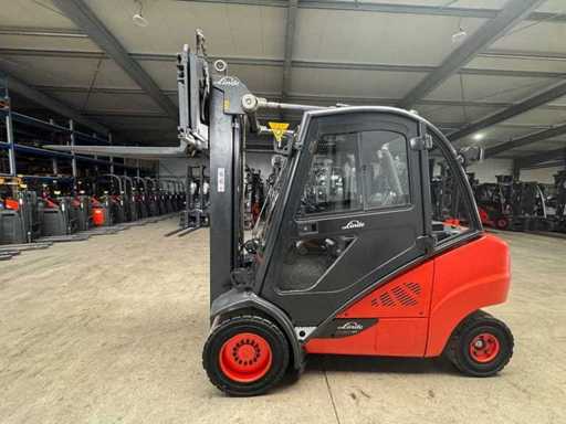 2016 Linde H35D EVO 3.500 kg Triplex 465 cm 3+4 válvulas Horquilla ajustadora Diésel Carretilla elevadora 11.372 horas