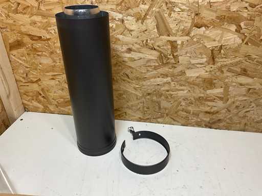 Dru Concentrische pijp aluminium 100/150 lengte 500mm inkort