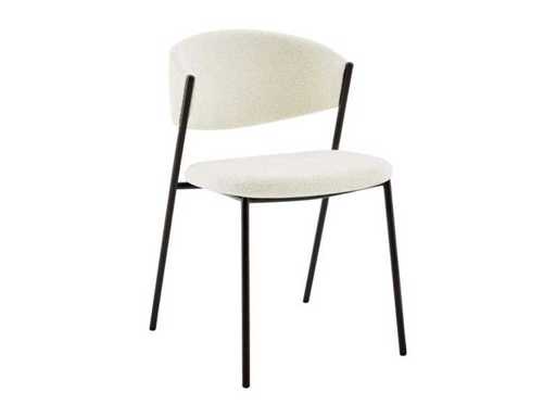 fonQ - Cupp Eetkamerstoel - Wit - Eetkamerstoel (4x)