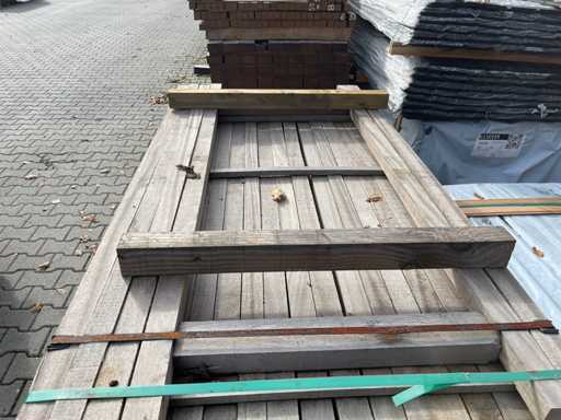 Angelim Pedra Pfosten fein gesägt 1850-2150x52x52mm (176x)