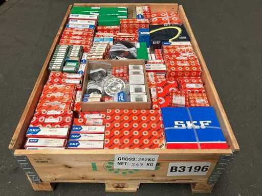FAG, SKF, INA - Partij industriële lagers & componenten 267KG