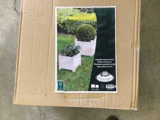 ED - 2 Plantenbakken vierkant