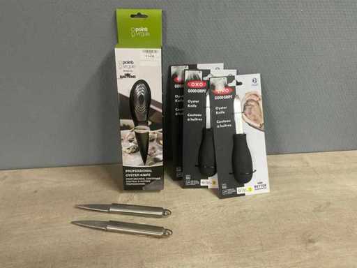 Diverse oestermessen (6x)