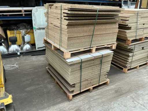 2 pallets spaanplaat 125m2