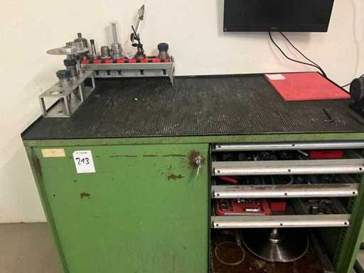 Boîte à outils avec mandrin de collet SK40 adapté au lot 2