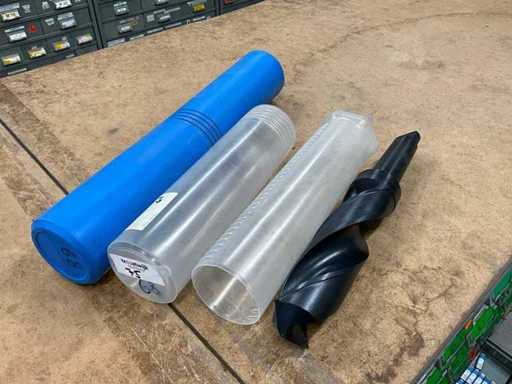 DIN 345 Type N HSS Twist Drill with Morse Taper 66.00 mm (2x)